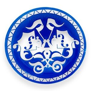 Vintage Royal Copenhagen Plate 1977 Mothers Day Mors Dag Twins In Carriage